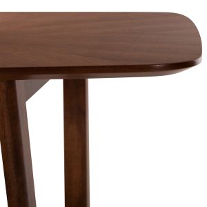 Table and chairs set 7 pieces Abai Hm21338.02 Mdf table - chairs with boucle fabric