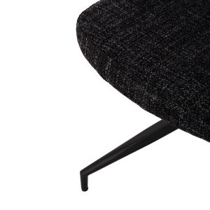 Table and chairs set 7 pieces Dominion Sm21231 ceramic top - black metal