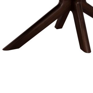 Table and chairs set 7 pieces Horizon Sm21233 ceramic top - walnut veneer legs