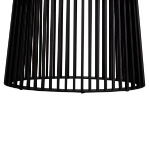 Table and chairs set 7 pieces Memnon Sm21238 ceramic top - black metal