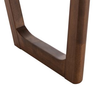 Table and Chair Set 7 Pieces Riner Hm21338 Mdf Table - Rubber Wood and Fabric Chairs