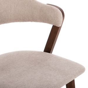 Table and Chairs Set 9 Piece Rider Hm21341 Square Mdf Table - Rubber Wood and Fabric Chairs