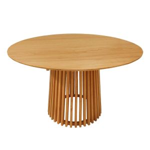 Granny-kenda I 5-piece table and chair set in natural beige color 120x75 cm