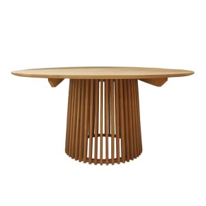 Granny-kenda table and chairs set, 7 pieces, in natural beige color, 150x75 cm