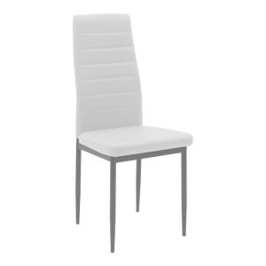 Комплект маса и столове Natali-parker от 5 части, цвят Mdf, бяло-естествени крака, 120x80x76см