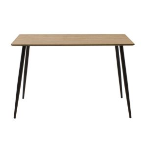 Комплект маса и столове от 5 части Cuba-parker Madf в цвят Sonoma-черен 120x70x76см