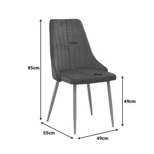 Azori dark green table and chairs set and Antoro glass table D80x75cm, set of 3 pieces