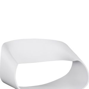 Table and chair set 5 pieces Maggie Hm21186 Mdf top and polypropylene in white color