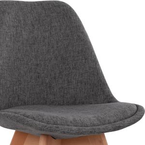 Комплект маси и столове 5 части Vegas Hm21177 Mdf плот в сиво - плат в сиво