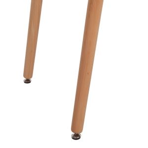 Комплект маси и столове 5 части Vegas Hm21185 Mdf плот в черно - крака от бук