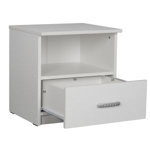 Комплект мебели за спалня 5 бр. Adler Hm11758.03 меламин в бяло - за матрак 160x200 см