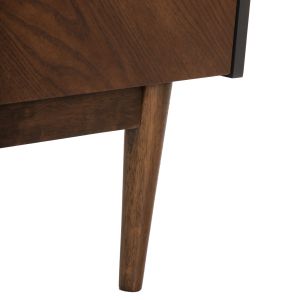 Set of 2 desks and TV cabinets Been Hm21344 MDF with walnut veneer