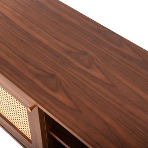 Set of 2 TV cabinets Meen Hm21343 MDF with walnut veneer