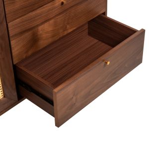 Set of 2 TV cabinets Meen Hm21343 MDF with walnut veneer