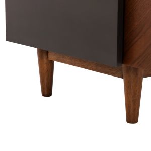 Set of 2 TV cabinets Meen Hm21343 MDF with walnut veneer