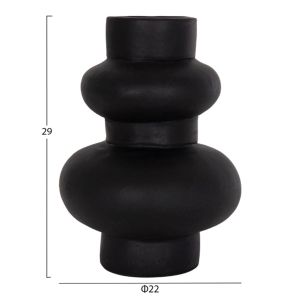 Комплект от 3 декоративни вази Lekkan Hm21142.01 теракота в бяло и черно