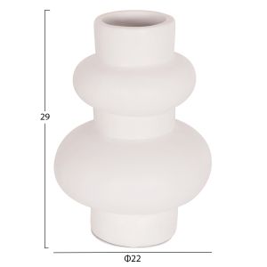 Комплект от 3 декоративни вази Lekkan Hm21142.02 теракота в бяло и черно