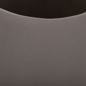 Set of 3 pots with teak bases Tryll Hm4681.03 fiber cement in gray