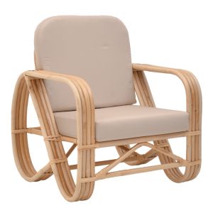 Set of 3 rattan Relmine-siderty in natural color