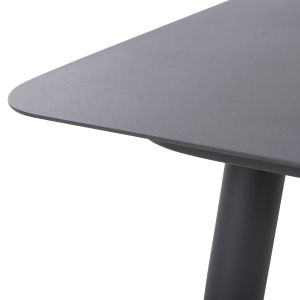 Set of 4 Freja aluminum in anthracite-pe rattan in beige-anthracite cushions Hm6057