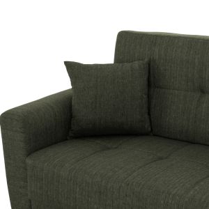 Комплект разтегателни дивани 3 и 2 места в тъмно зелено Hm11748,05