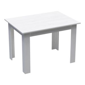 Комплект трапезарна маса Manka-aurora I от 5 части в бял цвят 110x80x77см