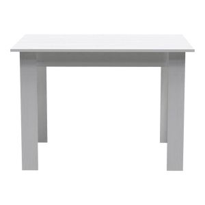 Dining table set Manka-gaston 5 pieces in white 110x80x77cm