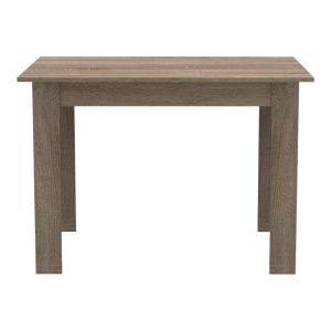 5-piece dining table set Manka-caron in Sonoma Tuffle-black 110x80x77cm