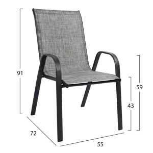 Dining table set 3 pieces and 2 chairs and 1 table Hm5183,01
