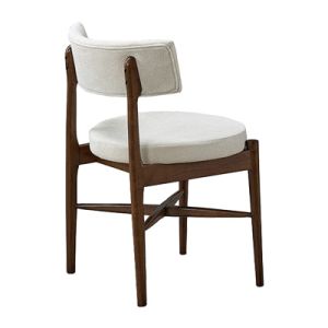 Комплект трапезна маса Eleganza-raudi от 7 части, Mdf в цвят орех, 180x99x75.8 см