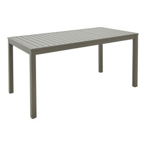 Комплект трапезна маса Kliton-azelie от 7 части в цвят шампанско 150x80x74см
