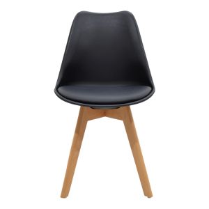Комплект трапезна маса от 3 части Manka -gaston в цвят Sonoma-black 80x80x77см