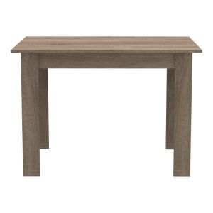 Комплект трапезна маса от 5 части Manka-ezra в цвят Sonoma Truffle - черен цвят 110x80x77см