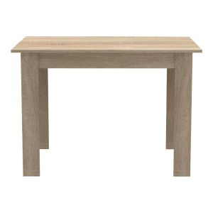 Комплект трапезна маса от 5 части Manka-parker Madf в черно-сонома цвят 110x80x77см