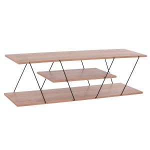 Living room composition 2 pcs. Hm11771.11 melamine/metal in natural oak - black