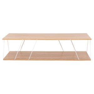 Living room composition 2 pcs. Hm11771.14 melamine/metal in sonama-white color