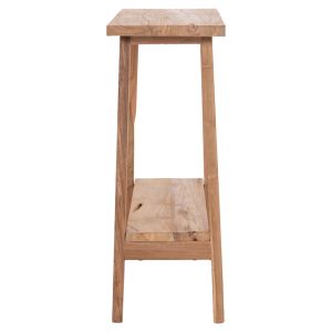 Console Hm18256 teak wood in natural color 90x30x77cm.