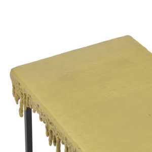 Console Bulco metal gold-black 80.5x28x72cm
