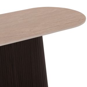 Console Cater Hm18323 with ceramic top with travertine look - MDF base 120x40x78cm.