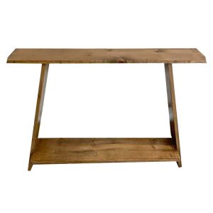 Console Edgar solid pine wood 35mm 139x29x90cm