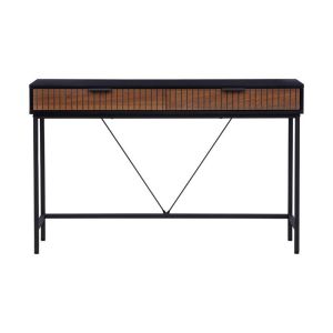 Конзола Fl2405 черно-кафяв цвят 120x30x76см