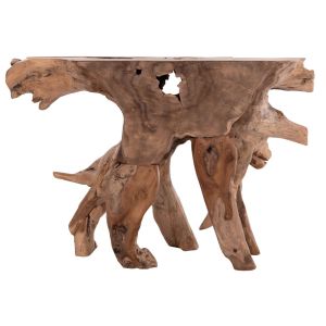 Console Grimal Hm18298 teak wood (root) - natural color 125x46x80cm.