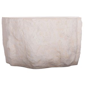 Console Interon Santorini Hm18152.02 fiber cement in white -- 120x50x71w.