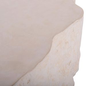 Console Interon Santorini Hm18152.02 fiber cement in white -- 120x50x71w.
