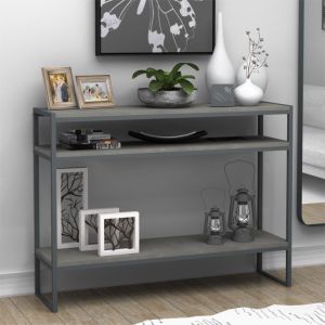 Console Malloy dark gray color 120x33x90cm