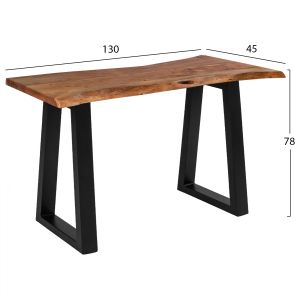 Конзола Montana Hm8339,11 акация масив 4cm плот 130x45x78cm