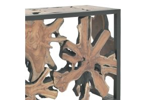 Конзола Naturally Donis Inart масив тиково дърво 120x40x75cm