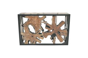 Конзола Naturally Donis Inart масив тиково дърво 120x40x75cm