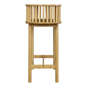 Console Nodial Mdf/bamboo in natural color 120x39x85cm