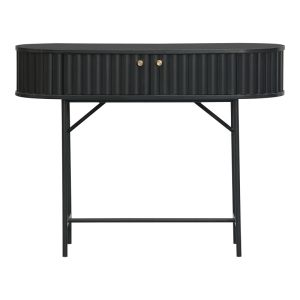 Console Zeplen Mdf-metal in black shade 100x35x75cm